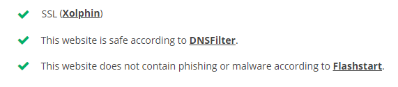 security of user data infinity company registration